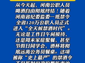 河南省实施全天候禁酒令，公职人员24小时禁酒？当地纪委回应