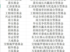 首批26只名单公布！新模式浮动管理费基金来了，均为全市场选股型